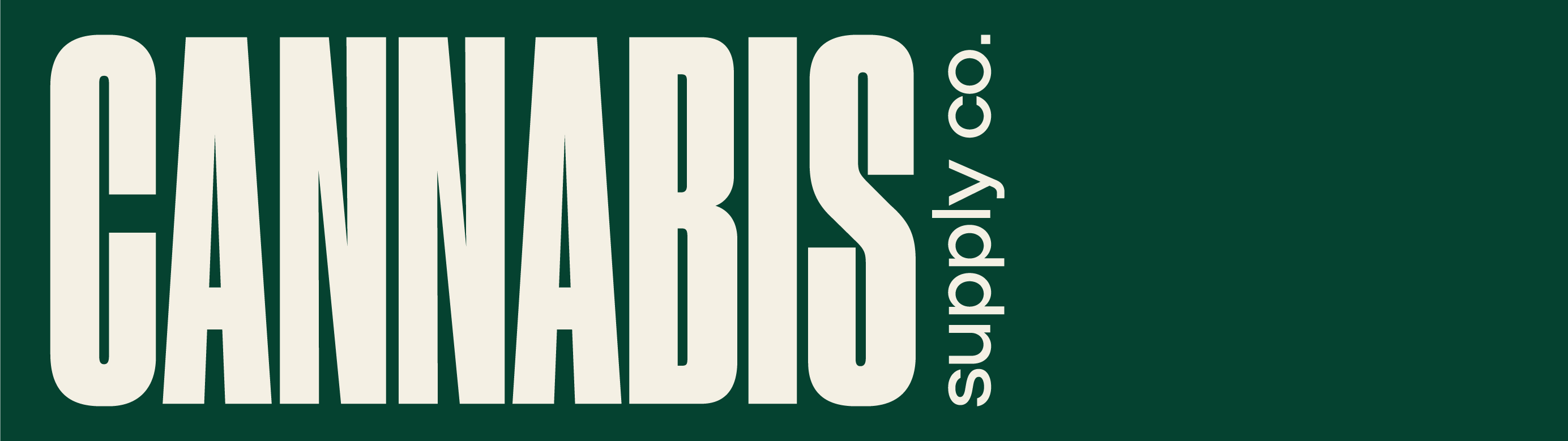 Cannabis supply co stamp logo