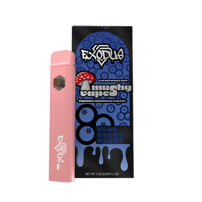 Exodus Mushy Vapes Amanita 2.2g Disposable Blueberry Blast