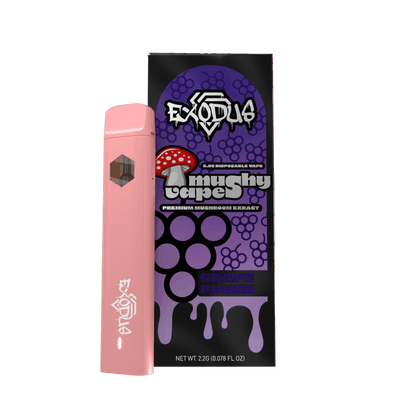 Exodus Mushy Vapes Amanita 2.2g Disposable Grape Punch