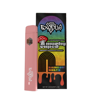 Exodus Mushy Vapes Amanita 2.2g Disposable Rainbow Belts