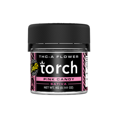 Torch 4g THCA Exotic Hemp Flower Pink Candy