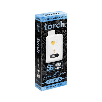 Torch 5g Live Rosin THCA Disposable Cotton Candy Runtz