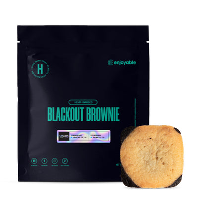 Delta-8 THC Blackout Brownie