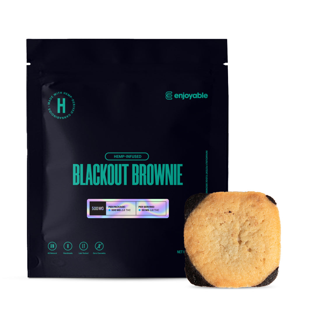 Delta-8 THC Blackout Brownie