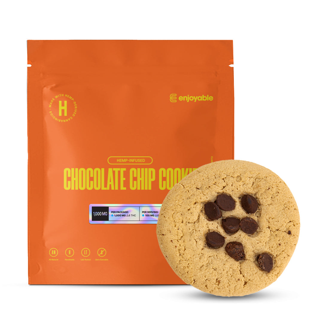 Delta-8 THC Chocolate Chip Cookie